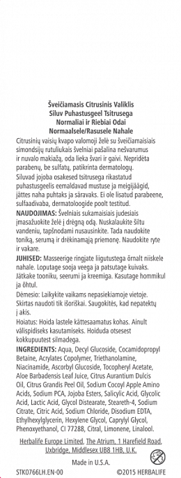 Šveičiamasis citrusinis valiklis