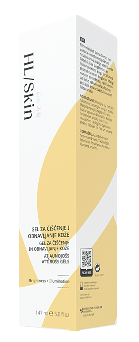 HL/Skin prausimosi gelis, pasižymintis odą atnaujinančiu efektu