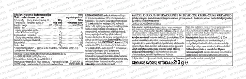 Avižų ir obuolių skaidulinės medžiagos