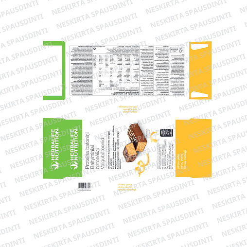 Baltyminis batonėlis (citrinų skonio)